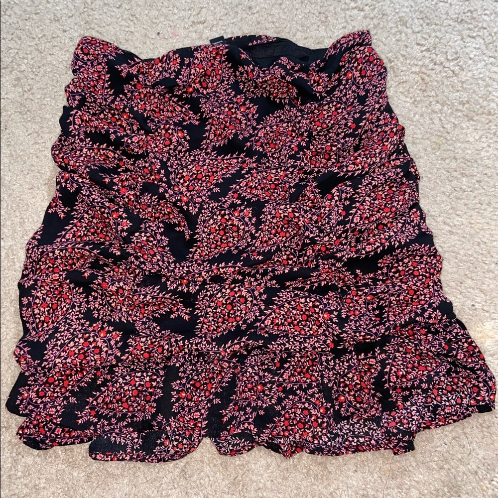 Floral scrunched skirt (m/L)